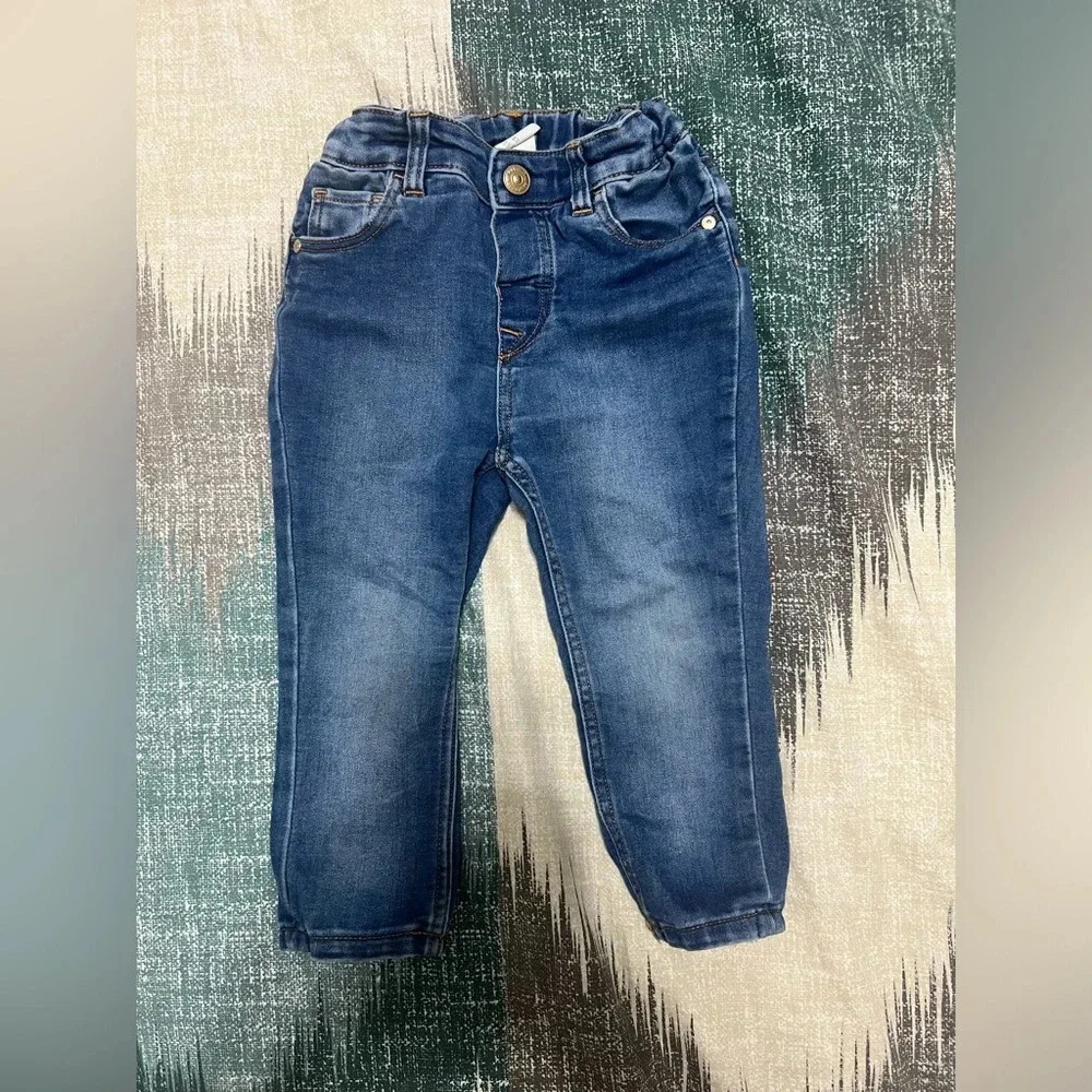 H&M Light Wash Toddler Slim Fit Straight Jeans (Size 12-18 Months)